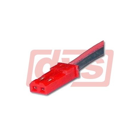 JST LEAD WITH MALE CONNECTOR with 15cm 24AWG silicon wire