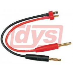 Charge Lead with Banana Plugs and Dean's Male Ultra Connector