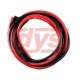 Silicon wire 16 black 1m