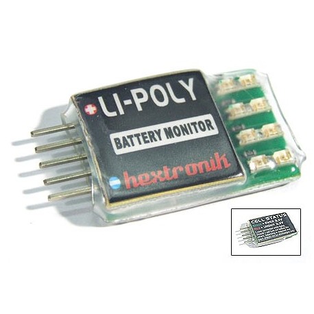 HXT Lipo Monitor 4S