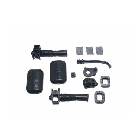 Xtreme Plastic Engine and Side Bucket (for V2 Flexible tail)