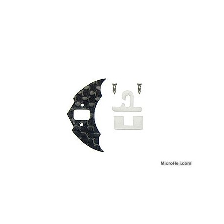 MicroHeli Carbon Fiber Horizontal Fin - Walkera 4G6