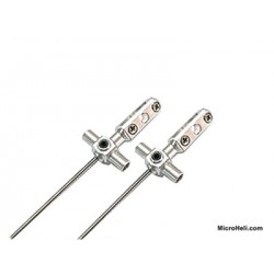 MicroHeli InnerShaft w/ Aluminum Main Rotor Hub (SILVER) TANDEM