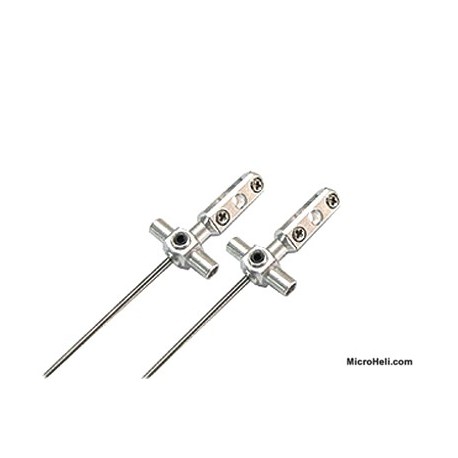 MicroHeli InnerShaft w/ Aluminum Main Rotor Hub (SILVER) TANDEM
