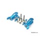 MicroHeli CNC Blade Grips w/Mixing Arms (BLUE) - Blade SR/PRO