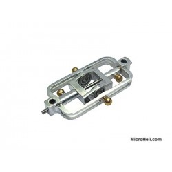 MicroHeli Precision CNC Flybar System (SILVER) - Blade SR