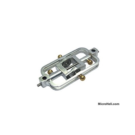 MicroHeli Precision CNC Flybar System (SILVER) - Blade SR