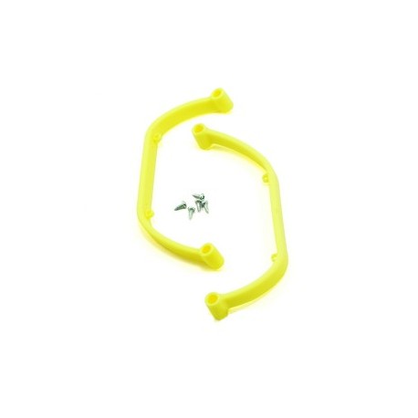 Gorilla Gear Landing Skids 450 Helis - Yellow (Stand. Profile)