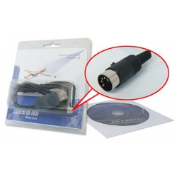 Flight simulator with USB cable line for sky701