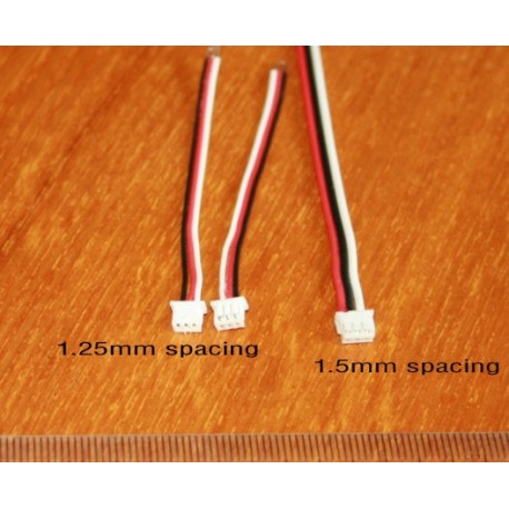 3 holes min JST (hole distance is 1.25mm)