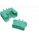Green hexagonal connector