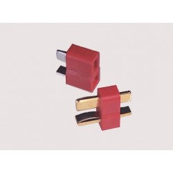 Deans Ultra Plug Connector / T plug (pair) 400 degree Celsius