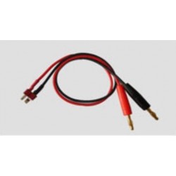 T plug male to 4mm banana plug with silicone wire