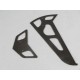 Fiberglass Stabilizer Set / TREX 600 Nitro Black