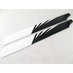 Tarot 500 carbon fiber main rotor / black and white 430mm