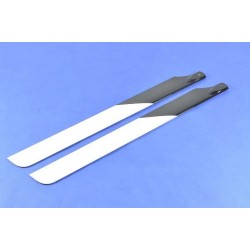 Tarot 600 carbon fiber main rotor / black and white 600mm