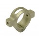 TREX 500 3D Lightweight Tail Clamp SILVER