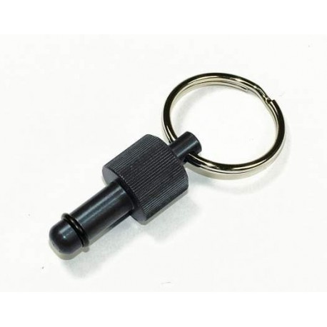 Exhaust Deflector Plug - 8mm - BLACK