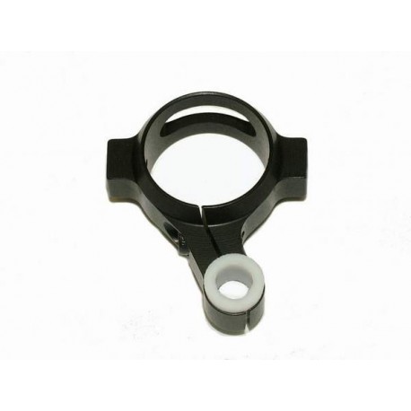 Trex 700 - 3D Tailboom Clamp & Pushrod Guide - BLACK